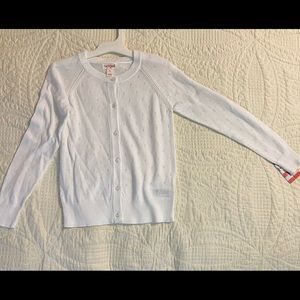 White Toddler Girl Cardigan